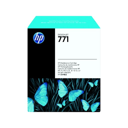 Picture of HP 771 ink cartridge for Z-6200 photo printer in black CH644A.
