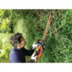 Изображение Black And Decker аккумуляторный триммер для живой изгороди 50 см + батарея 2.0Ah + зарядное устройство Black+Decker GTC18502PC-QW 18V.