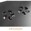 Изображение Алюминиевый стенд для ноутбука с USB-охлаждением и подставкой для мыши Brateck.