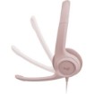 Picture of Logitech H390 USB Headset with Microphone for Computer - Pink Color.