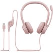 Picture of Logitech H390 USB Headset with Microphone for Computer - Pink Color.