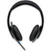 Picture of Logitech H540 USB Headset with Microphone for Computer - Black Color.