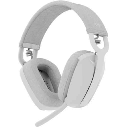 Picture of Logitech Zone Vibe 100 Wireless Headphones - Off-White color.