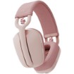 Изображение Беспроводные наушники Logitech Zone Vibe 100 - розовый цвет.