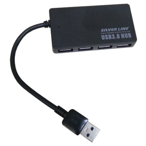 תמונה של מפצל 4 יציאות Silver Line Hub USB 3.0