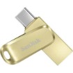 תמונה של זיכרון נייד SanDisk Ultra Dual Drive Luxe USB 3.1 Type-C - דגם SDDDC4-128G-G46GD - נפח 128GB - צבע זהב