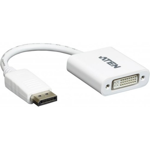 Изображение Адаптер с разъема DisplayPort (мужской) на разъем DVI (женский) Aten VC965.