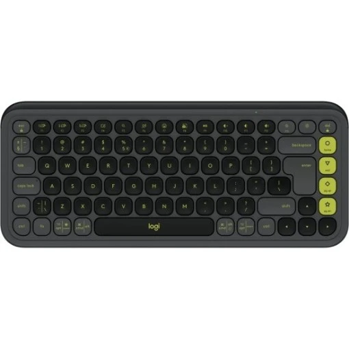 Picture of Logitech POP ICON Wireless Keyboard - Graphite color.