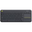 Picture of Logitech Touch K400 Plus Wireless Keyboard - Black Color.