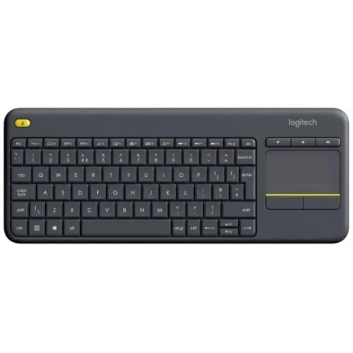 Picture of Logitech Touch K400 Plus Wireless Keyboard - Black Color.