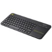 Picture of Logitech Touch K400 Plus Wireless Keyboard - Black Color.