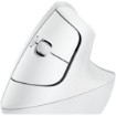 Picture of Logitech Lift Vertical Ergonomic Wireless Mouse - Off-White color.