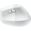 Picture of Logitech Lift Vertical Ergonomic Wireless Mouse - Off-White color.