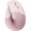 Picture of Logitech Lift Wireless Vertical Ergonomic Mouse - Rose color.