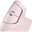 Picture of Logitech Lift Wireless Vertical Ergonomic Mouse - Rose color.