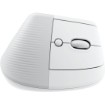 Изображение Эргономичная вертикальная беспроводная мышь Logitech Lift для Mac - цвет Off-White.