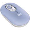 Picture of Logitech POP Emoji Wireless Mouse - Lilac color.
