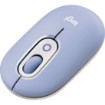 Picture of Logitech POP Emoji Wireless Mouse - Lilac color.