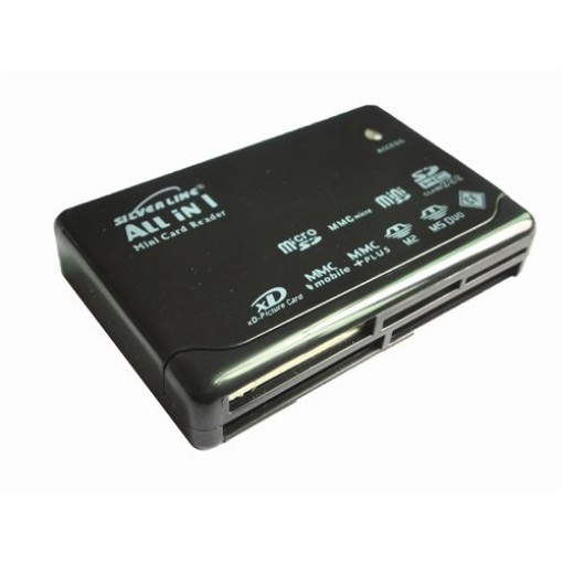 תמונה של קורא כרטיסים Silver Line All-In-One Memory USB 2.0 EL-650