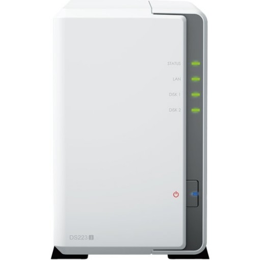תמונה של שרת אחסון NAS ללא כוננים Synology DiskStation DS223j 2-Bay