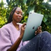 Изображение Планшет Apple iPad Air 11 дюймов (M3) 128 ГБ Wi-Fi - фиолетовый цвет - без зарядного устройства.