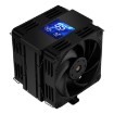 Изображение Кулер для процессора Coolleo P70 LCD BK черного цвета.
