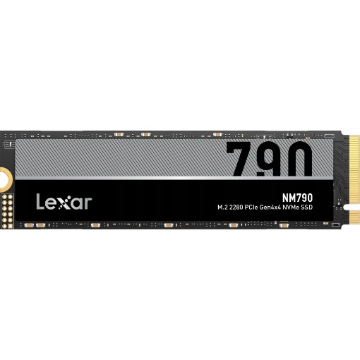 Изображение SSD-диск Lexar LNM-790 8TB M.2 NVMe PCIe Gen4X4 черного цвета LNM790X008T-RNNNG.