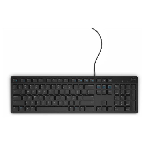 Изображение Клавиатура мультимедиа Dell KB216 черного цвета.