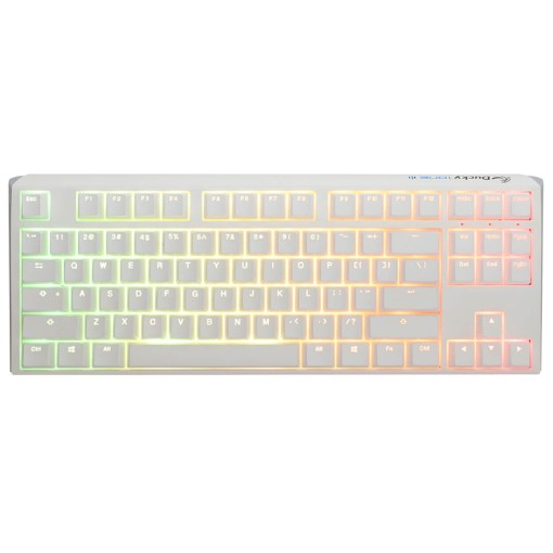 Изображение Механическая клавиатура Ducky One 3 RGB TKL белого цвета Pure White.