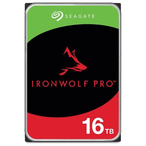 תמונה של כונן קשיח פנימי Seagate IronWolf Pro 16TB NAS – מהירות, אמינות וביצועים לשרתים