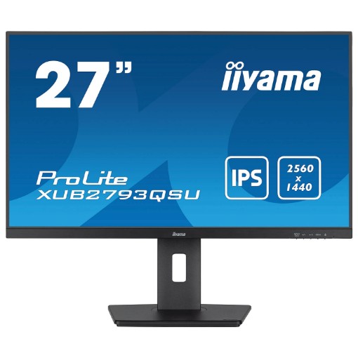 תמונה של מסך מחשב IIYAMA ProLite XUB2793QSU-B7 בגודל 27 אינץ' בצבע שחור