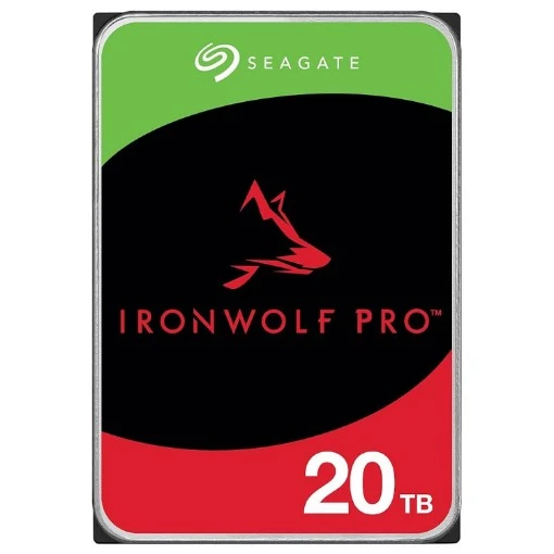תמונה של כונן SSD Seagate IronWolf Pro 20TB ST20000NT001 בצבע שחור