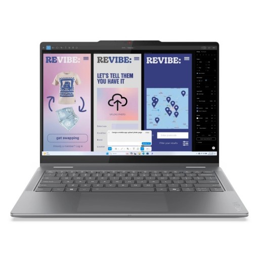 Изображение Ноутбук с сенсорным экраном Lenovo Yoga 7 14ILL10 83JQ004TIV - цвет Луна Серый.