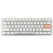 Изображение Механическая клавиатура Ducky One 3 Mini белого цвета с переключателями Cherry Silver Switch.