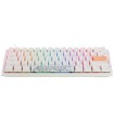 Изображение Механическая клавиатура Ducky One 3 Mini белого цвета с переключателями Cherry Silver Switch.