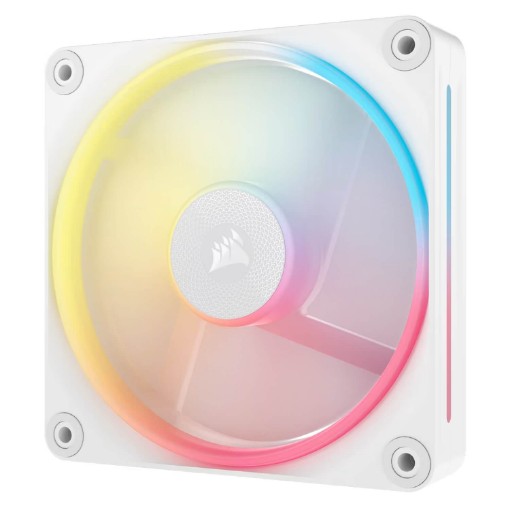 Изображение Вентилятор Corsair iCUE LINK LX120-R RGB 120 мм PWM белого цвета.
