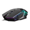 Picture of GAMDIAS AURA GS4 gaming mouse in black color.