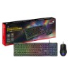 Picture of Genius Scorpion KM-GX6 Gaming Keyboard and Mouse Set in Black.
