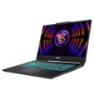 Изображение Ноутбук MSI Cyborg 15 A13VFK черного прозрачного цвета.