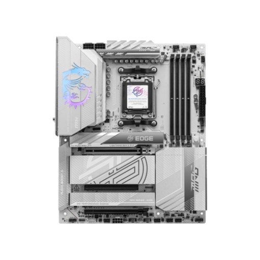 Изображение Материнская плата MSI MPG X870E EDGE TI WIFI черного цвета.