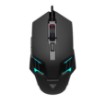 Picture of GAMDIAS AURA GS4 gaming mouse in black color.