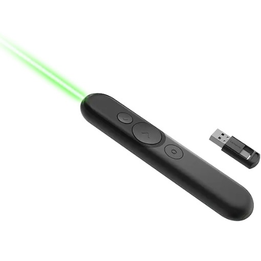 תמונה של שלט מצגות מתקדם Lenovo Laser Rechargeable Presentation Remote דגם GXH1Q30398