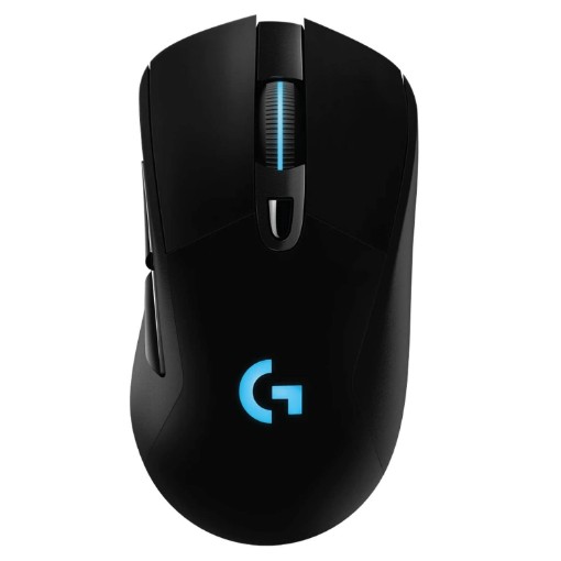תמונה של עכבר גיימינג אלחוטי Logitech G703 Hero Lightspeed בצבע Graphite