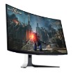 Изображение Изогнутый монитор Alienware AW3225QF от Dell размером 32 дюйма черного цвета.