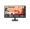 תמונה של מסך מחשב LG 24MS530B-B בגודל 24 אינץ' IPS עם חיבור USB-C בצבע שחור