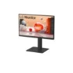 תמונה של מסך מחשב LG 24BA650 בגודל 24" עם חיבור USB-C ותדר רענון 100Hz