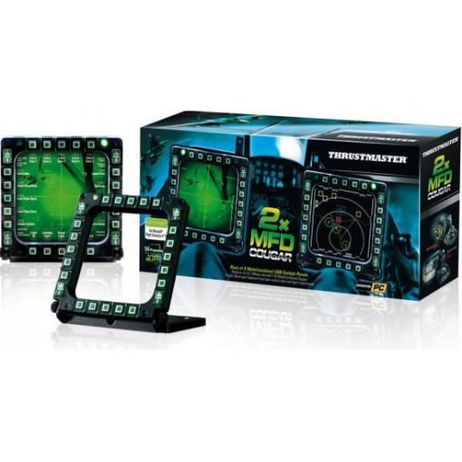 Изображение 2 монитора управления для пилота Thrustmaster Cougar USB.