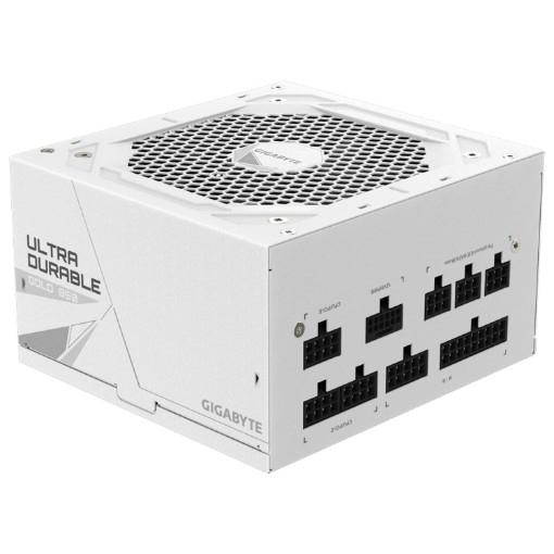 תמונה של ספק כוח GIGABYTE UD850GM PG5W 850W בצבע לבן עם תו תקן 80 Plus Gold
