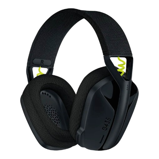 תמונה של אוזניות קשת אלחוטיות לגיימינג Logitech G435 Lightspeed בצבע שחור