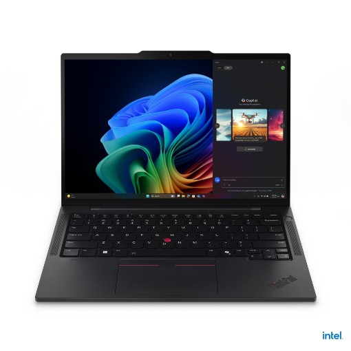Picture of Lenovo ThinkPad T14s Gen 6 Copilot+ laptop in black 21QX00H0IV.
